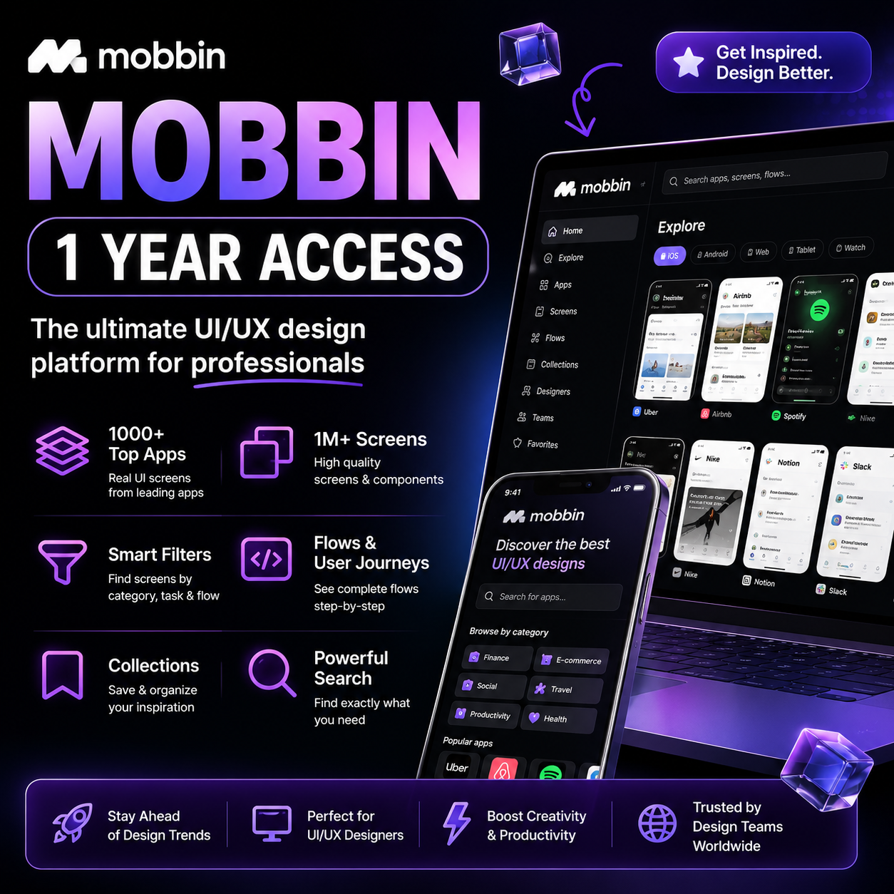 Master UI/UX Design: Why You Need Mobbin Pro 1 Year Access