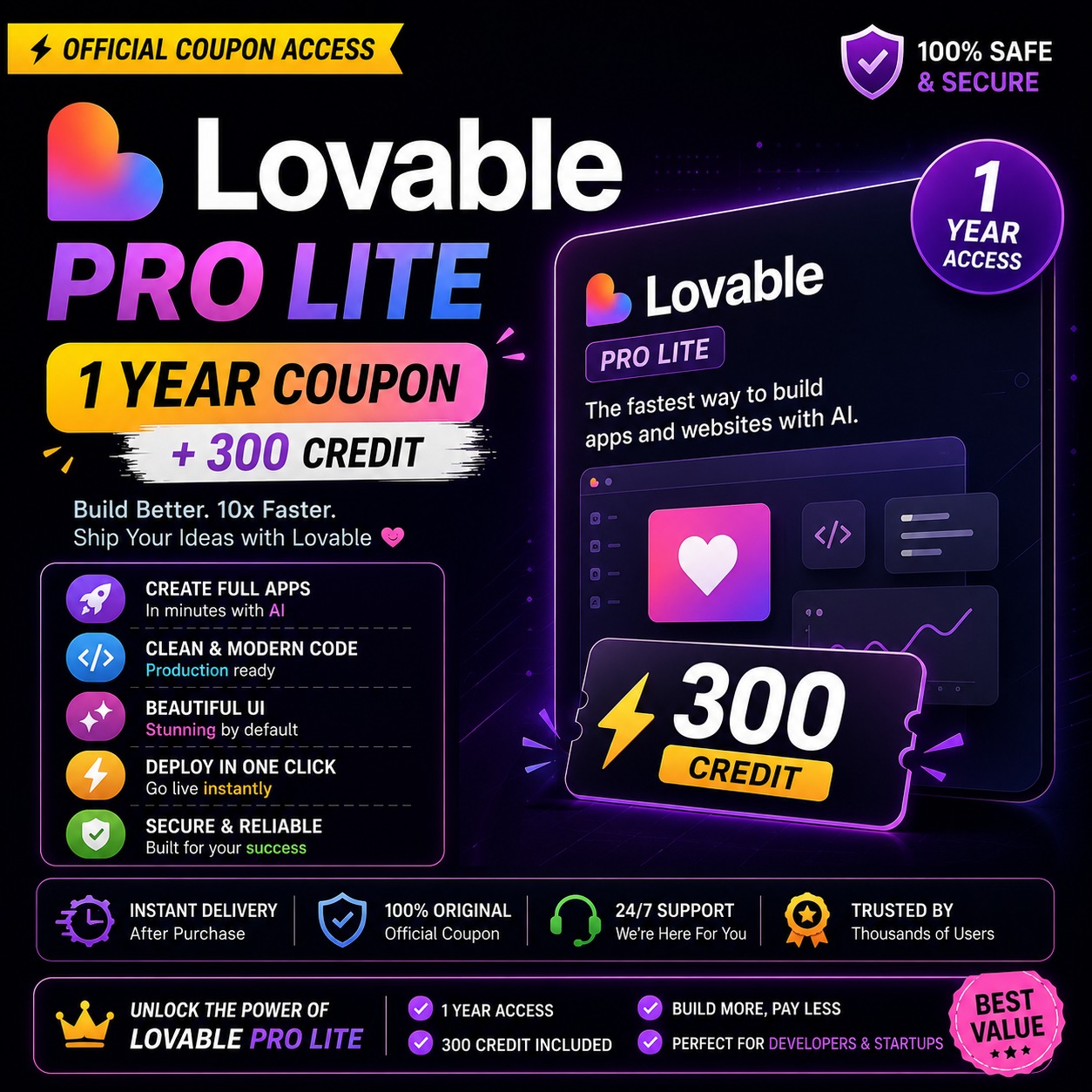 Lovable Promo Code 2026: Student Discount & 1 Year Access Guide